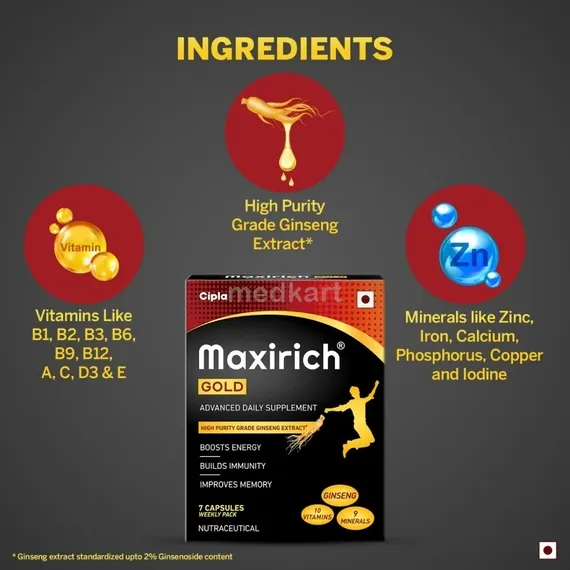 maxirich gold capsule 7's